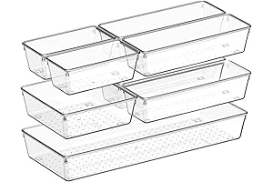 Clear Drawer Organizers Kitchen: Simplify Kitchen Clutter with Criusia's Premium Storage Bins