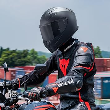 Helmet Visor for FF811/Vector II/Citation II Motorcycle Helmet Visor Motorcycle Full Face Helmet Windscreen Protective Cover Replacement (Black)