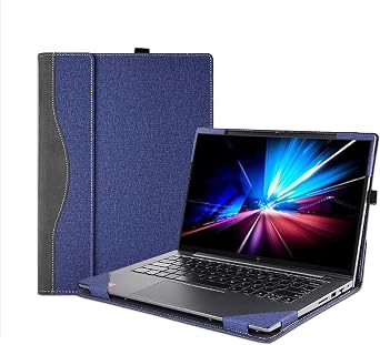 Laptop Cover Case for 13.3" HP EliteBook 830/835 G9 G10 G11& HP Elite X360 830 13" G9 G10 G11 Notebook PC Laptop Cover Case PU Leather Bag Protective Sleeve Accessories Blue