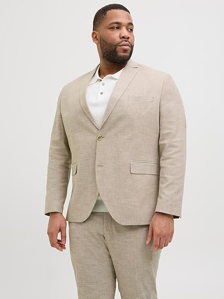 Jack & Jones Jprriviera Linen Blazer Slim Fit Sn – blazers met één knopenrij – winkel bij