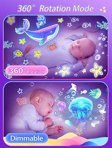 Miniatura 6 de 21 juegos de películas, proyector de luz nocturna para dormitorio de niños, techo, proyector de luz nocturna para niños, proyector de galaxia con