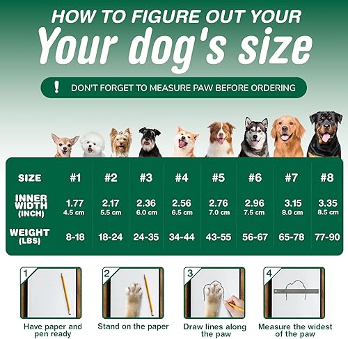 Miniatura 2 de Zapatos de perro para perros grandes, botas impermeables para nieve de invierno, pavimento caliente de verano, botines para perros y protectores de