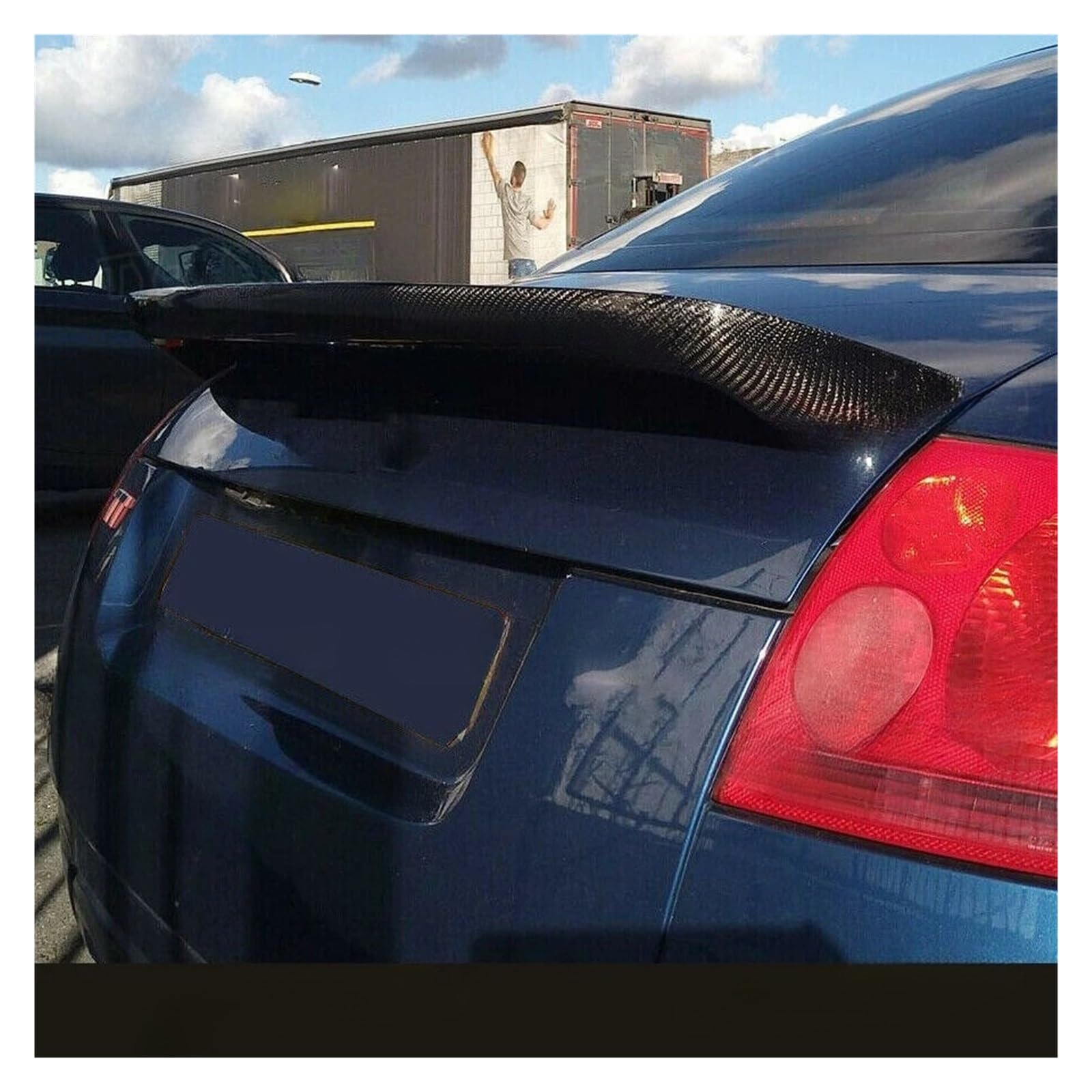 For Audi TT Mk1 Type 8N TT Quattro 1998-2006 REAL Carbon Rear Trunk Spoiler Wing
