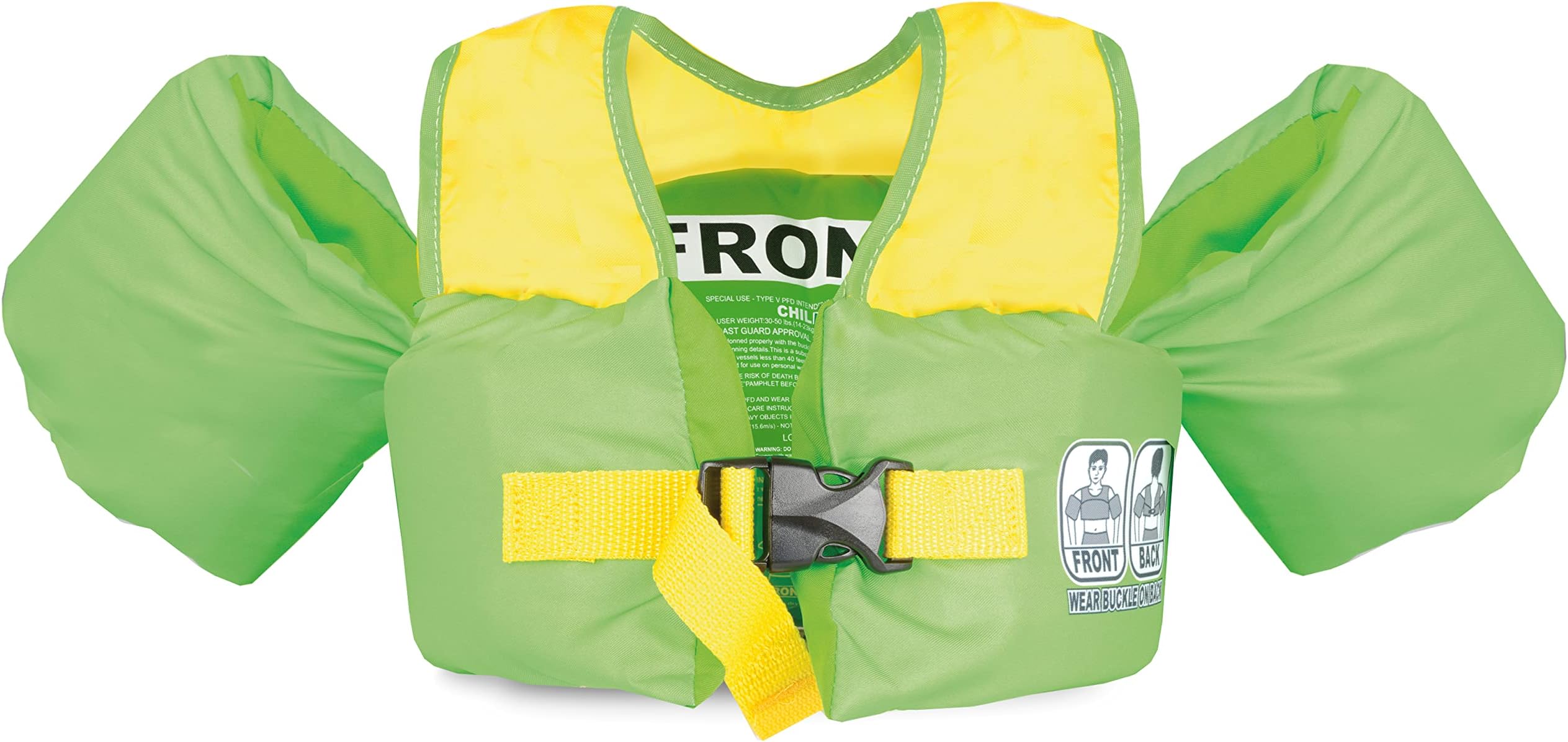 Body Glove Paddle Pals Learn to Swim Coast Guard Approved Kids Life Jacket PFD