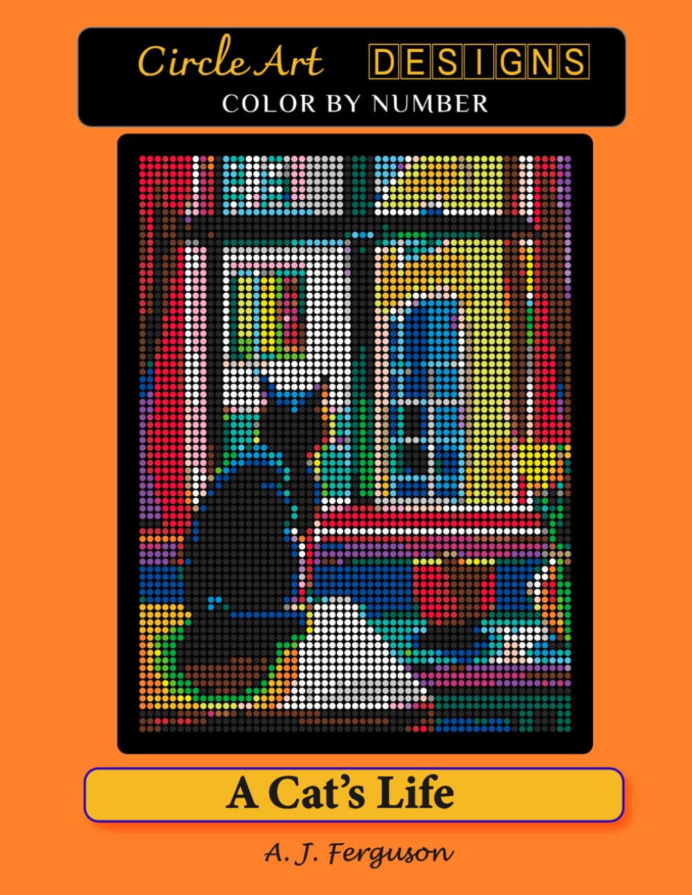 A Cat's Life Color by Number Book - Standard paper