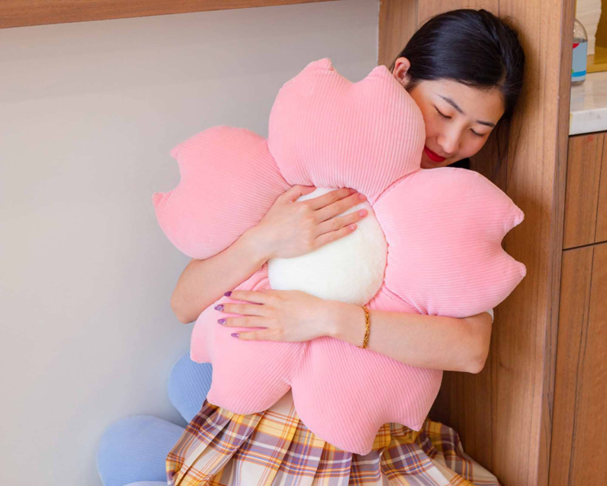 Sonnen-Blume Bodenkissen 90cm - Blumenförmiges Sitzkissen Für Kinderzimmer