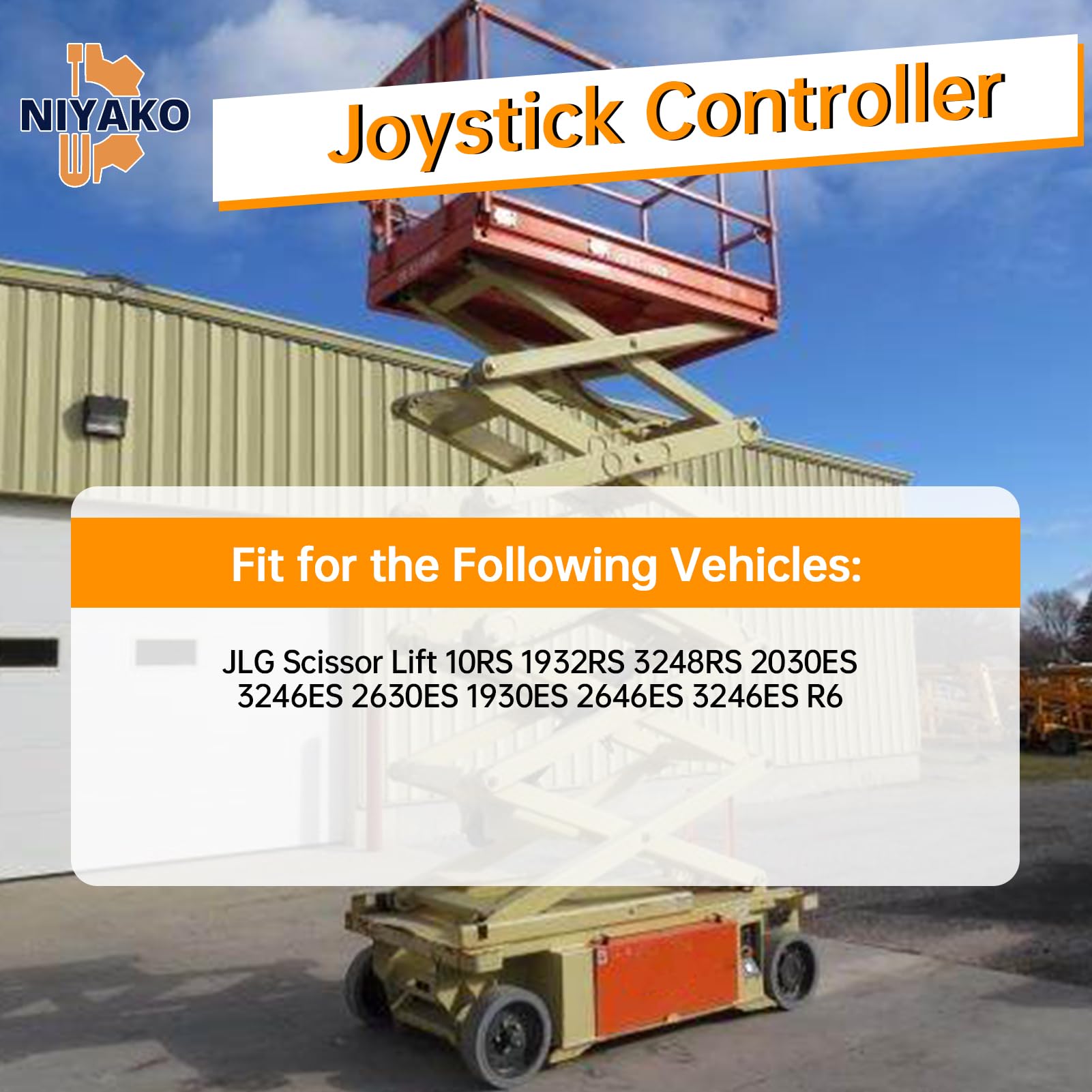 Niyako Joystick Controller Replacement# 1600402 1600402S 1600345 1001134438 Fit JLG ES-series RS scissors Lift 1930ES 2030ES 2630ES 3246ES
