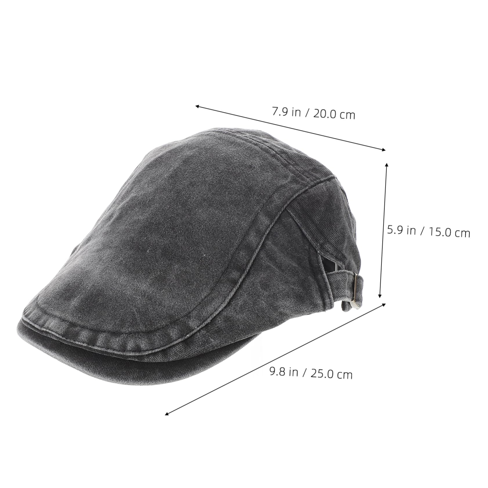 Homoyoyo Flat Hats for Women Women's News Boy Cap Fashion Vintage Beret Mens Flat Caps Black