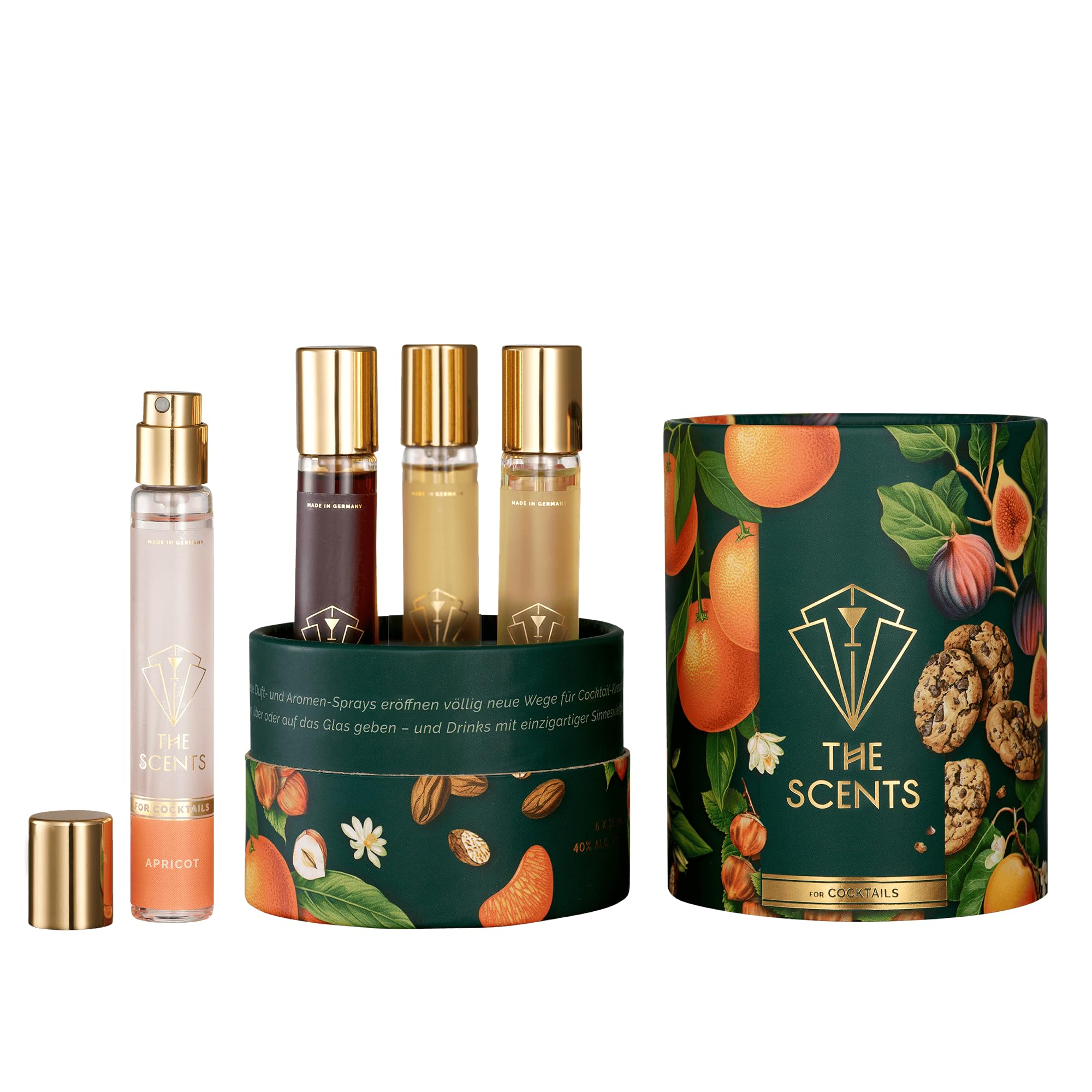 The Illusionist Distillery Scents | 6 x Cocktaildüfte | Für Drinks mit Rum & Co | Von den Machern des Illusionist Gin | Für duftende Cocktails und Longdrinks | Molekulare Cocktails