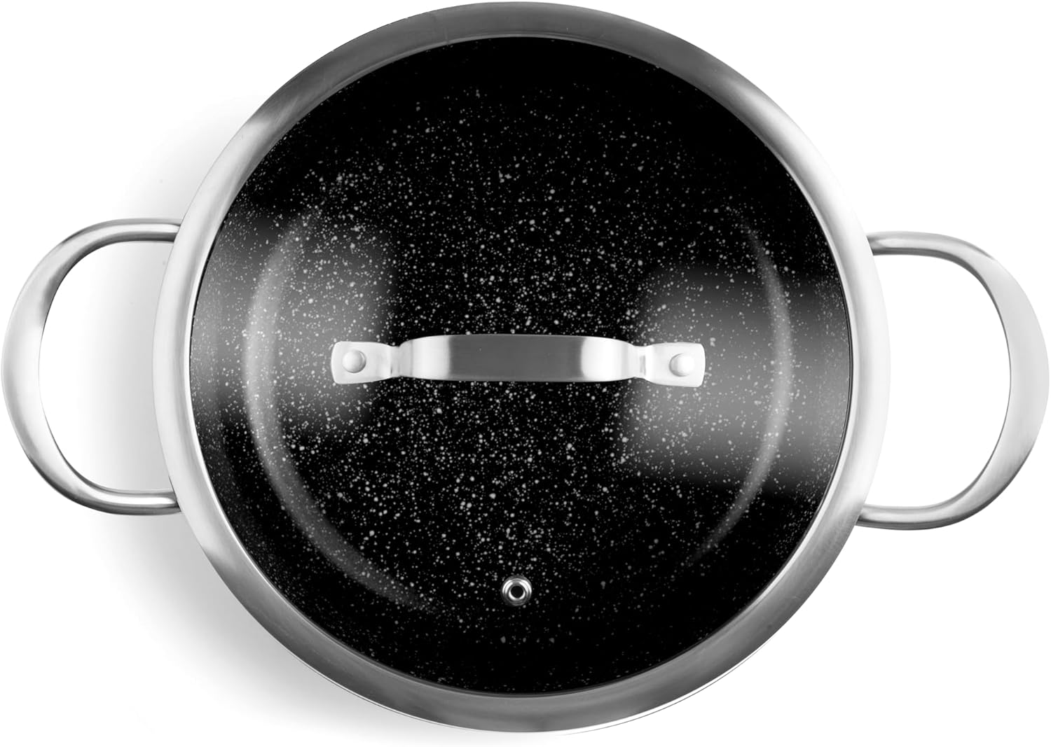 IBILI Quarzo Forged Aluminium Saucepan with Glass Lid and Stainless Steel Handles, 20 cm, 2.3 L, Non-Stick Coating, Suitable for Induction Cookers