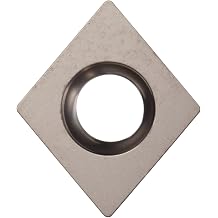 Sandvik Coromant CCMW 32.51 5015 Uncoated Cermet CoroTurn 107 / T-Max U Turning Indexable Insert, 0.016" Nose Radius, 3/8" Inscribed Circle, 9 Insert, 0.156" Thick, Pack of 10