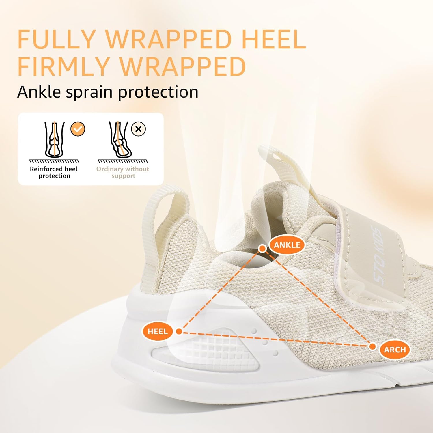 Baby Shoes Wide Toe Box Infant Boy Girl First Walker Shoe Toddler Crib Barefoot Sneakers Non-Slip Sole Soft Breathable Mesh Lightweight Walking Indoor Newborn Chubby Babies 6 9 12 18 24 Months - Image 3