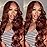 UNICE Reddish Brown Body Wave Human Hair Weave 4 Bundles 18 18 18 18 inch, Brazilian Remy Hair Auburn Brown Copper Red Human Hair Wavy Weaves for Sew in Extensions 33B Color