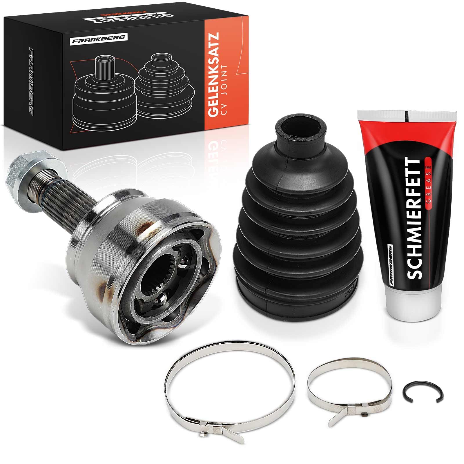 Frankberg Gelenksatz Radseitig Vorderachse Links Rechts Kompatibel mit Grande Punto 199 Linea 110 323 Punto Evo 199 Tipo Kombi 356 357 Bravo II 198 Replace# 46308551