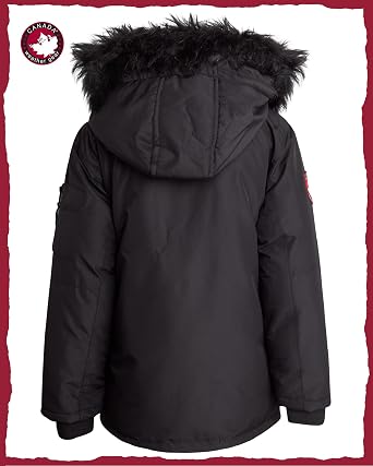 CANADA WEATHER GEAR Boy Winter Coat - Heavyweight Water and Wind Resistant Boys Winter Parka Jacket Ski Insulated Outerwear