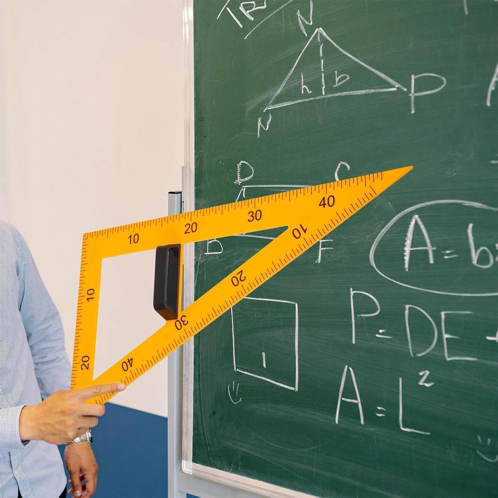 Transportador De Profesor Para Pizarra Blanca Regla De Medición De Ángulos | Regla Magnética para Profesores para Clases de Matemáticas Arquitectos Ingenieros Diseñadores y Pizarrones
