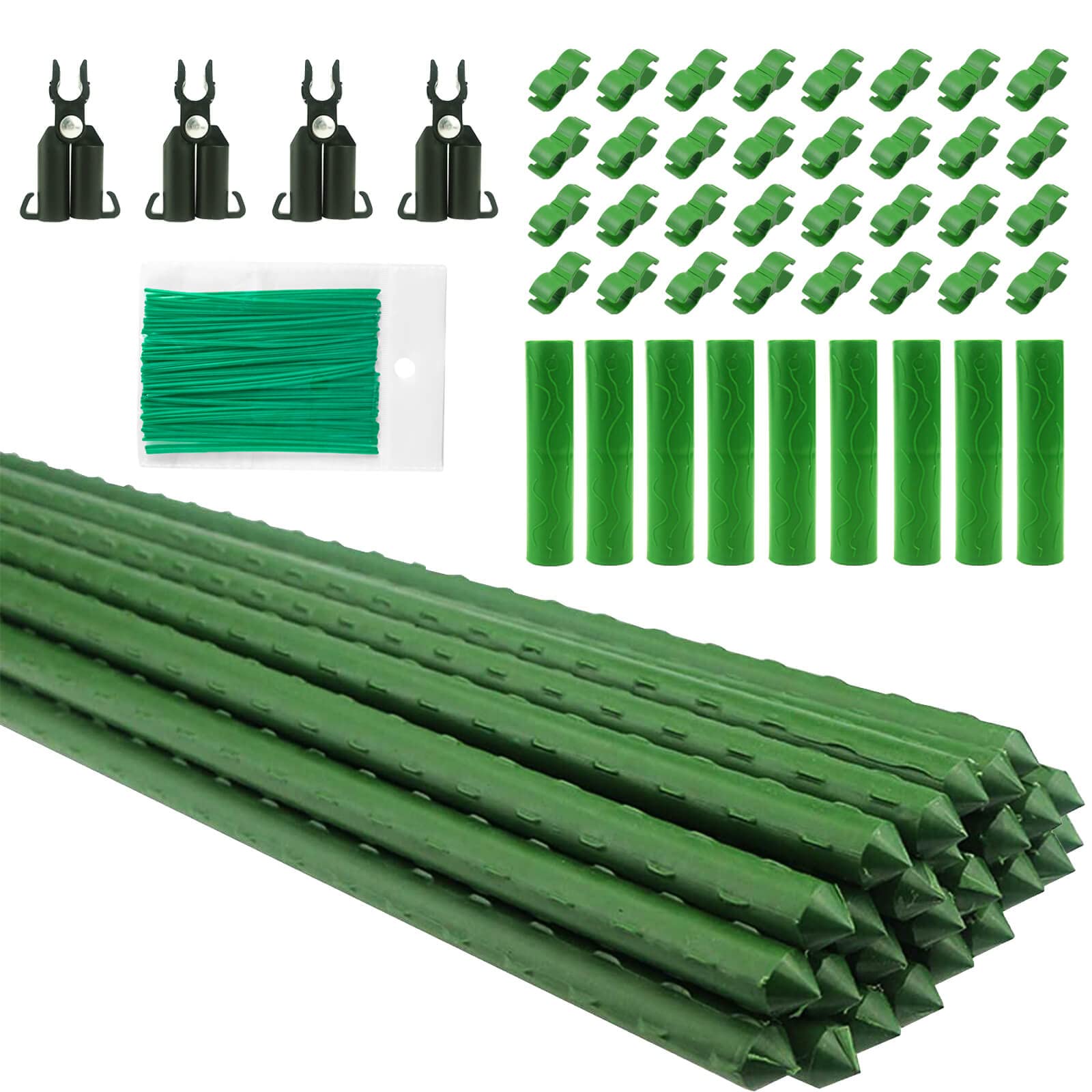 Orgrimmar 26 Pali Di Supporto Da Giardino 150 Cm - Rivestiti In Plastica, Deformabili, Per Piante Rampicanti (Pomodori, Cetrioli, Viti)