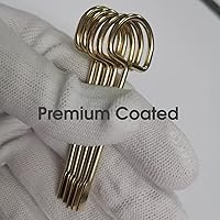 Vista 7 de Llave de puerta de baño interior, llave de emergencia para dormitorio, llave de repuesto sólida para puerta interior - Paquete de 10