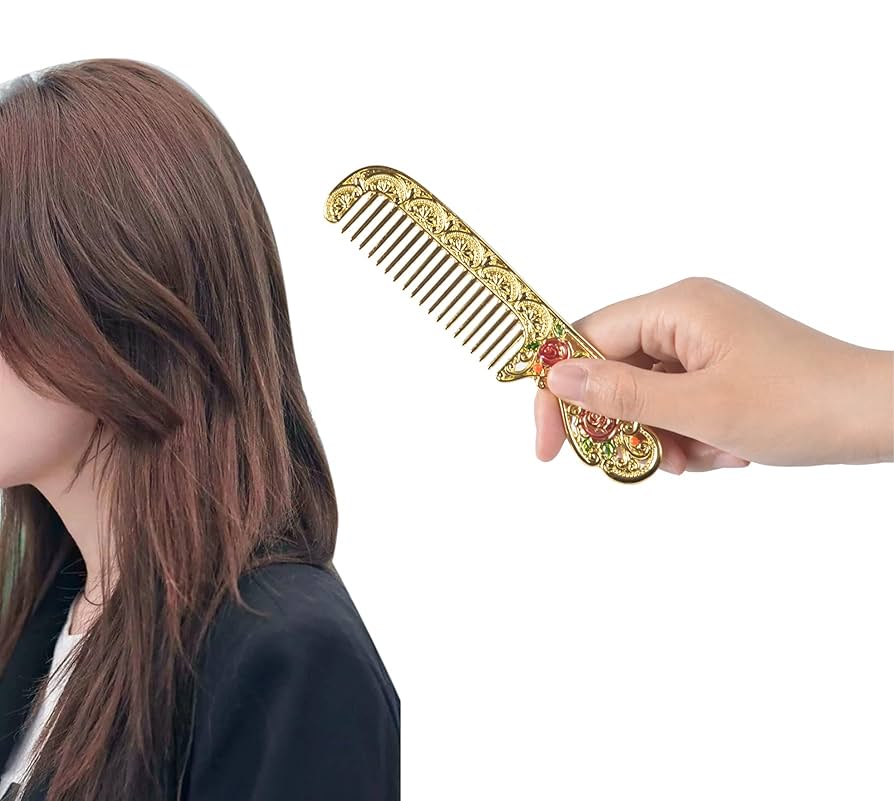 アンティーク ブラシ コーム 手鏡セット Amazon.co.jp: Nerien アンティークミラーコームセット