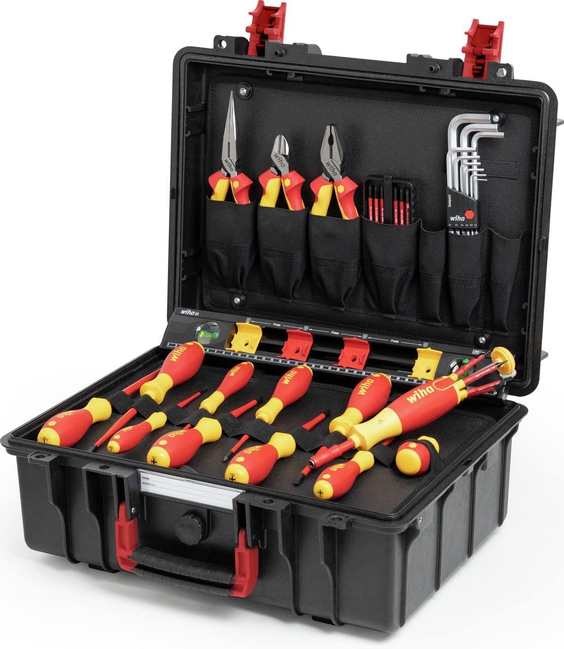 Wiha Caisse à outils isolés électricien basique pour apprenti 38 pièces ...