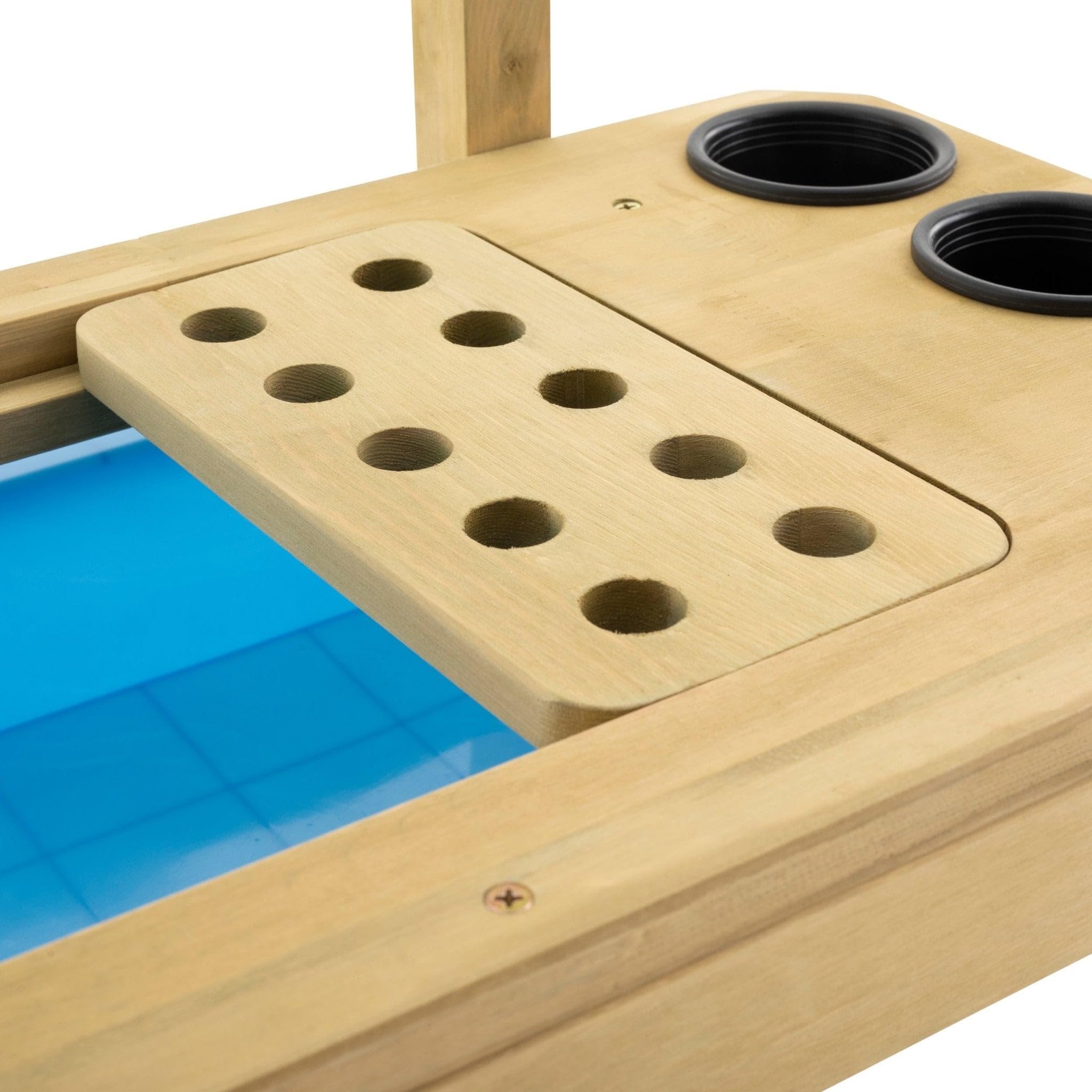 TP Toys Pflanzbank – eine Gartenstation zum Anbau Ihres eigenen Gemüse, Pflanzen und Blumen – ideal für Kinder ab 3 Jahren, Holz, 93,5 x 37,5 x 12 cm (677)