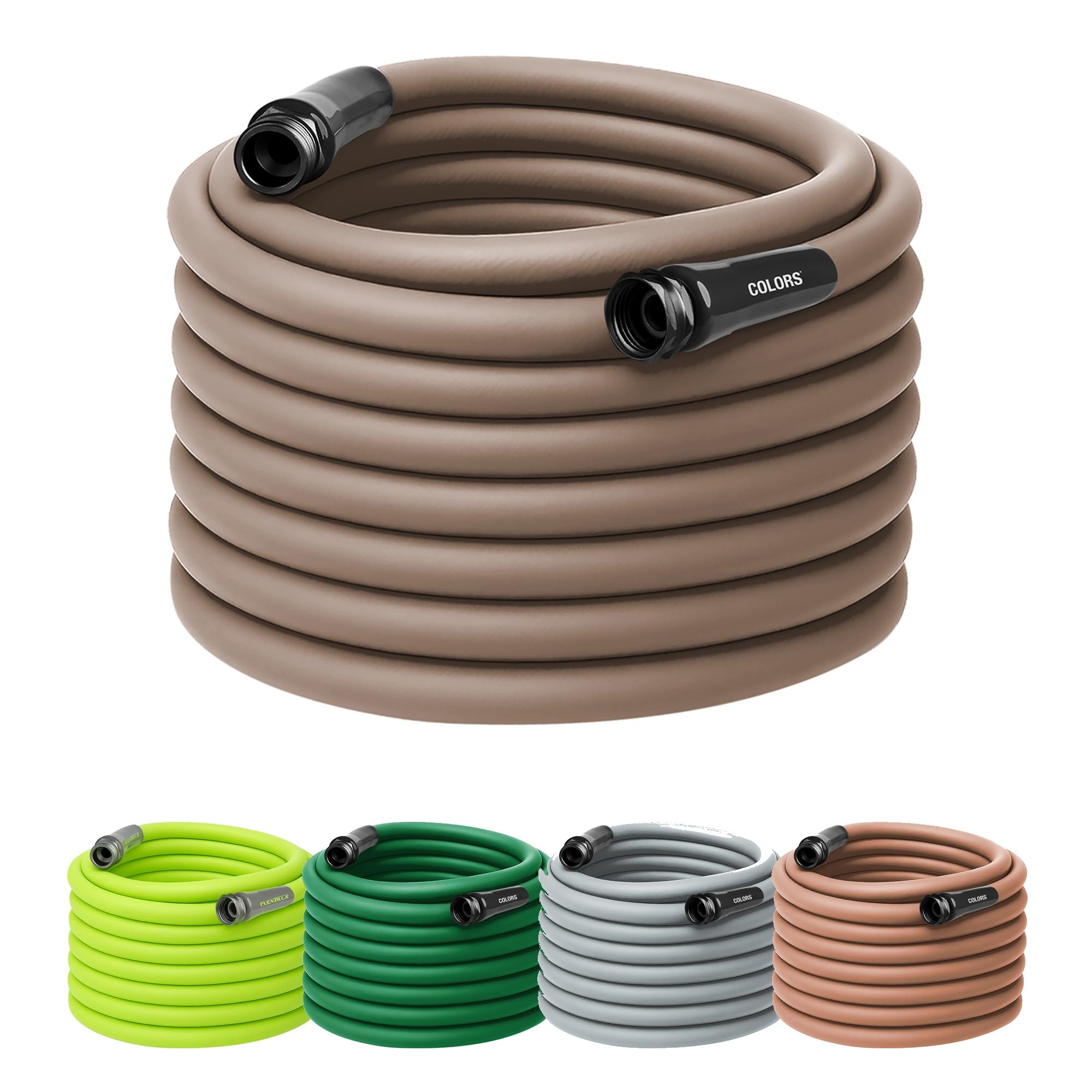 Flexzilla HFZC5100BR-E Garden Hose, Brown Mulch, 100'