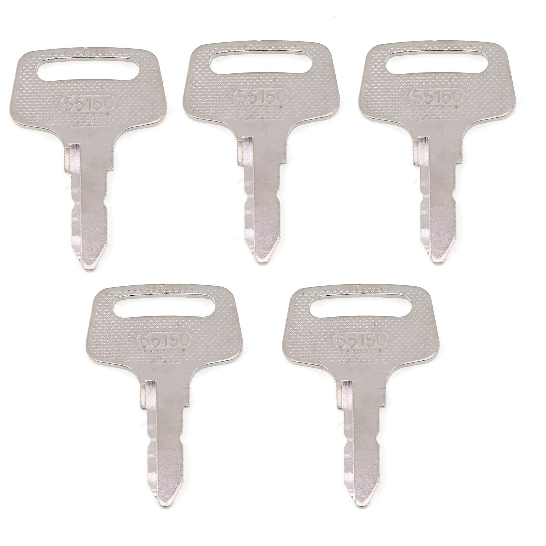 YQABLE 5PCS 1900-0916 37410-55150 430-158 Ignition Key for Kubota BX1800D BX1830D F2560 F2560E F3060 G1700 G1800 G2000 G2160 KJS130D KJX150VX T1600H