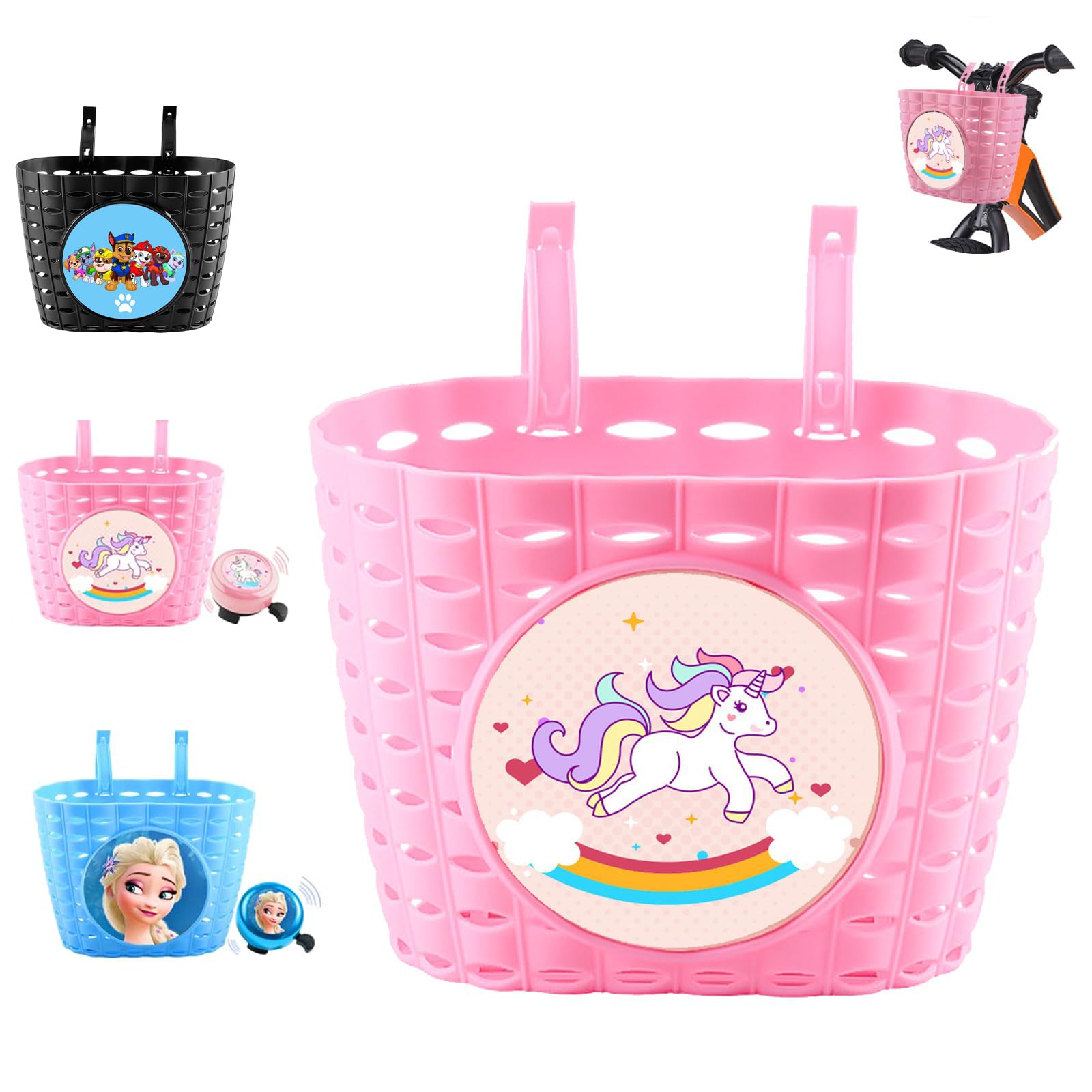 Bicicleta Niña Cesta Bici Infantil Bicicleta Niña Cesta Para