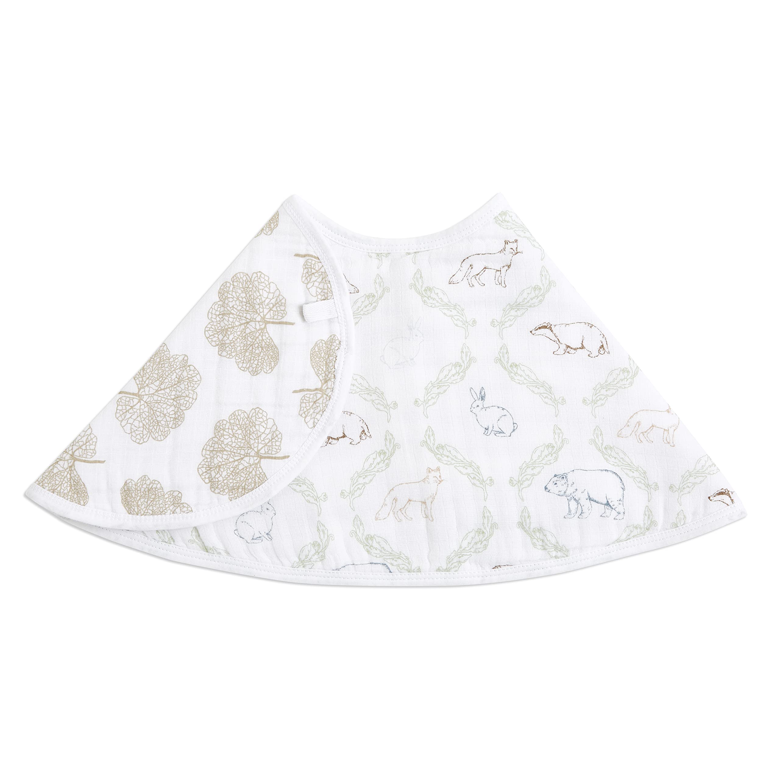 Sponsored Ad – aden + anais Essentials Baby Burpy Baby Bib, 100% Cotton Muslin, 22.5” X 11”, Single
