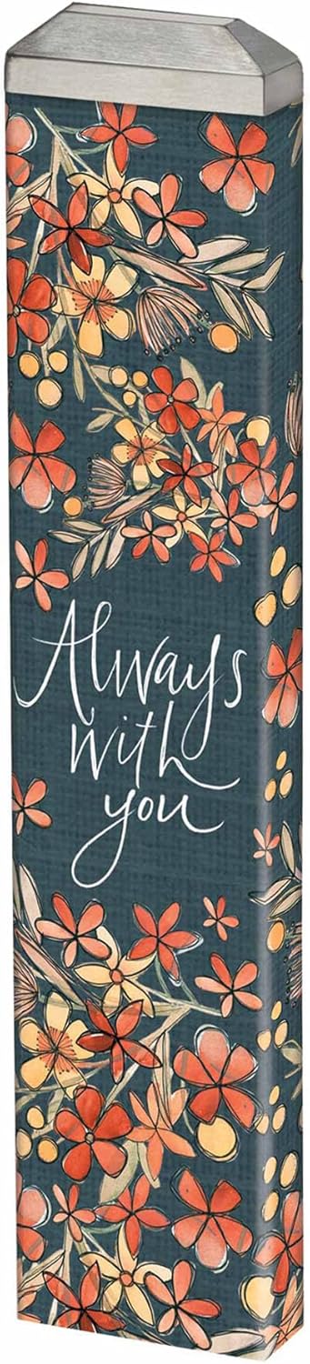 Studio M Art Pole, PVC Weather Resistant Pole with Vinyl Bowl 13 inches Tall Outdoor Decoration for Gardens, Patios, Yards, Landscaping and Birding Accessories, Always with You