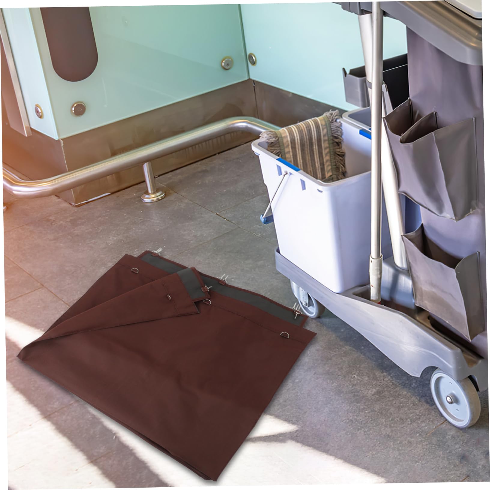 Hohopeti Ersatzbeutel Für Wäschewagen Aus Oxford Gewebe Wäschebeutel Organizer Tasche Für Reinigungs Und Müllwagen Mit Großzügigem Stauraum