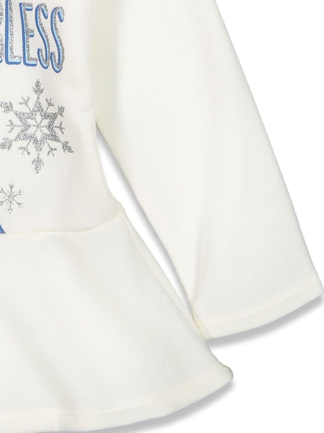 Disney Frozen Girls Fleece Ruffled Hoodie and Leggings Outfit Set Toddler to Big Kid Sizes (2T - 10-12) - Image 7