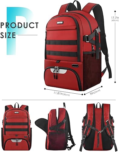 Miniatura 6 de BROTOU Basketball Bag, Soccer Backpack for adult, Volleyball Football Backpack Sports Gym Bag with Shoe and Ball Compartment for MenWomen