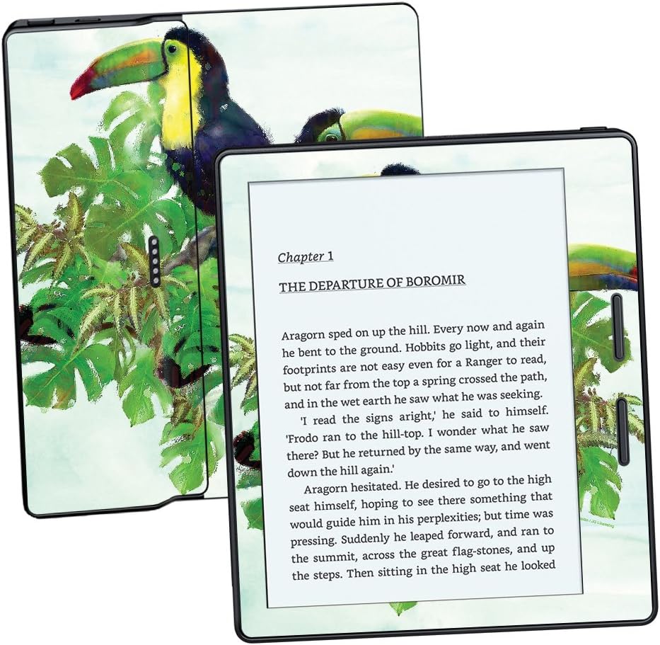 MightySkins Skin Compatible with Amazon Kindle Oasis 6" (8th Gen) - Toucan Friends | Protective, Durable, and Unique Vinyl Decal wrap Cover | Easy to Apply, Remove | Made in The USA