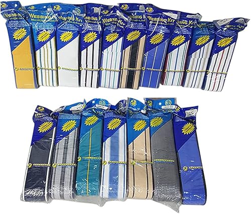 Correa para silla, kit de correas de 80 pies y 3 pulgadas de ancho, reemplaza tu silla vieja con colores vibrantes para elegir, fabricada en Estados