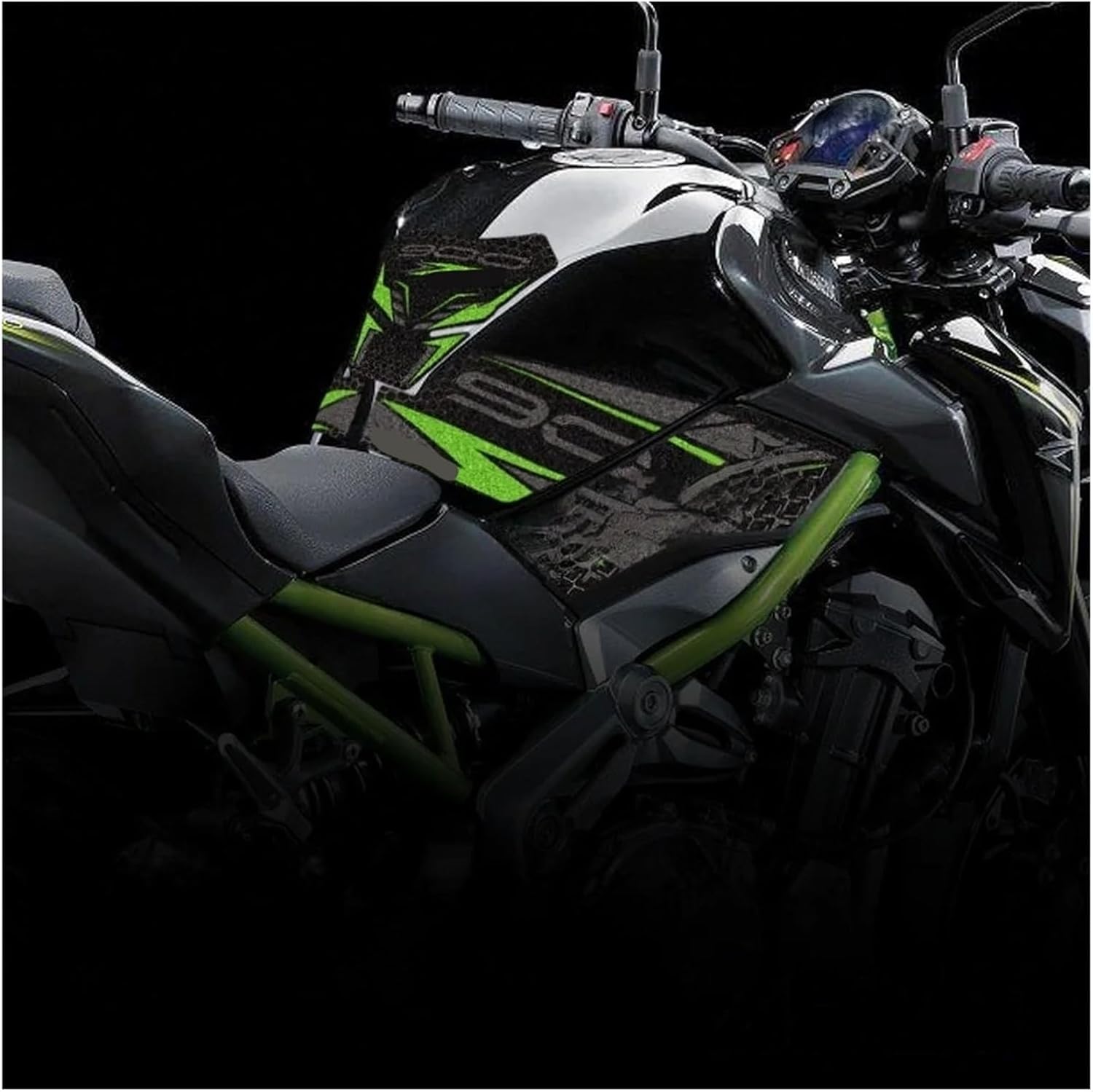 Motorcycle Tank Sticker for KAW&A&SAKI Z900 2017-2024 Motorcycle Anti-Slip Tank Pad Sticker Protector Gas Cap Oil Decal Accessories.