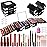 MISS ROSE M 148 Colors Makeup Pallet,Professional Makeup Kit for Women Full Kit,All in One Makeup Sets for Women&Beginner,include Eyeshadow,Lipstick,Eyeliner,Concealer,makeup brush(045 Set-Black)