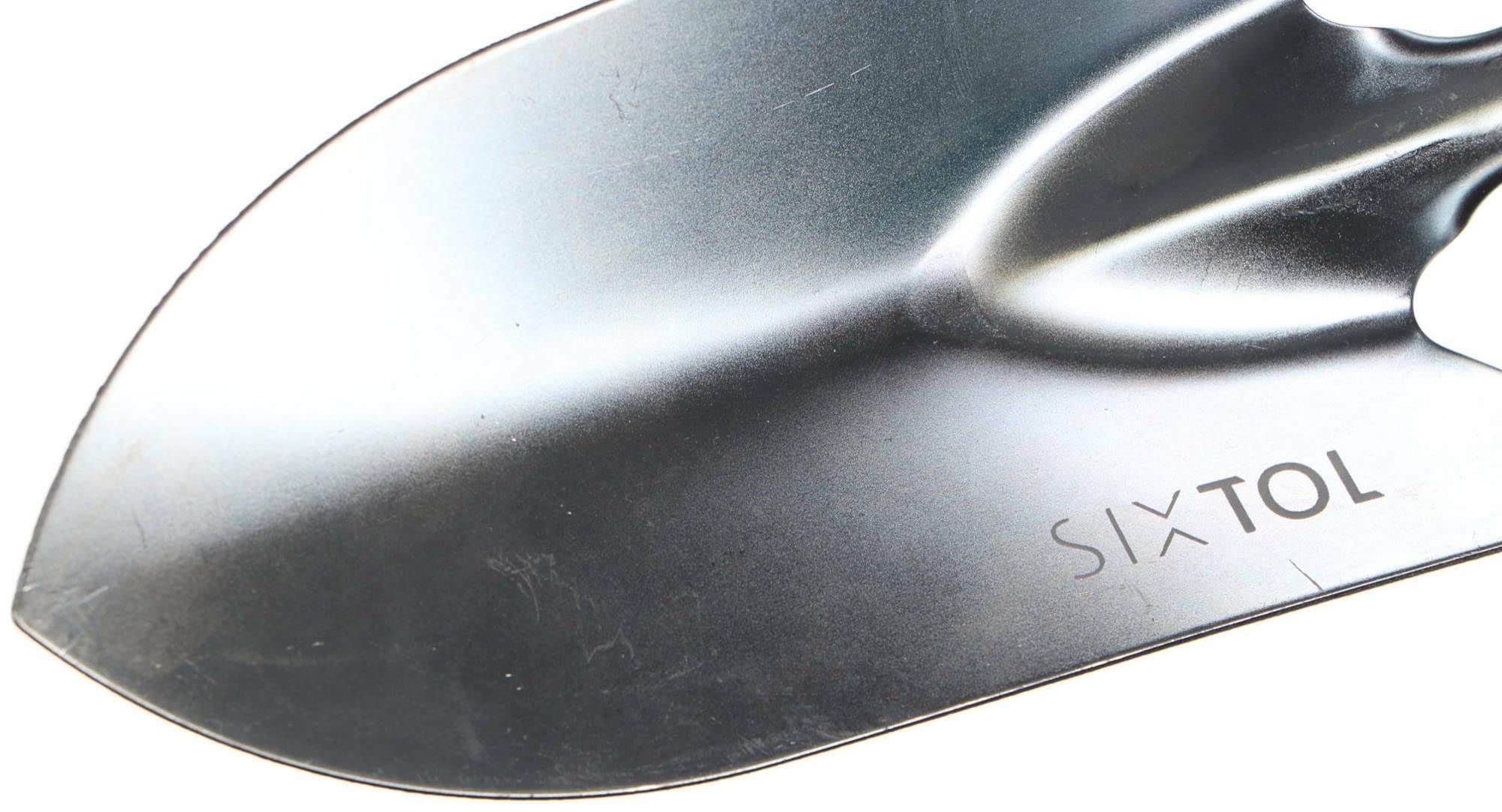 SIXTOL Garden trowel made of quality steel with ergonomic handle, red - Image 4