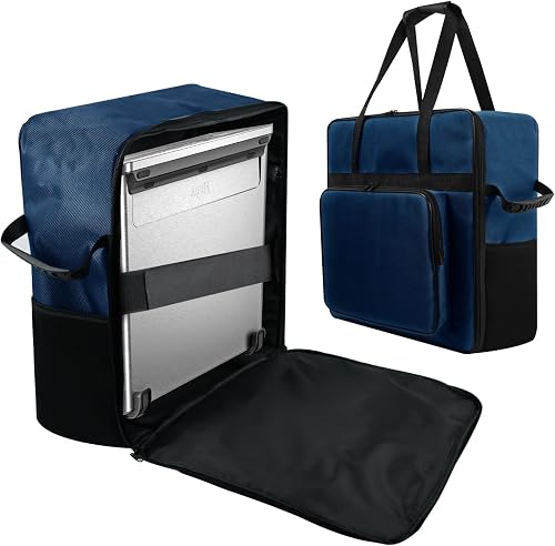 Air Fryer Carrying Bag for Ninja 8-in-1 SP151 Flip Toaster Oven | Heavy Duty Heat-resistant Case,Outdoor Portable Travel Bag(Blue)