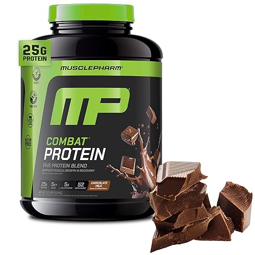 Muscle Pharm Combat Protein Powder for Muscle Growth and Intense