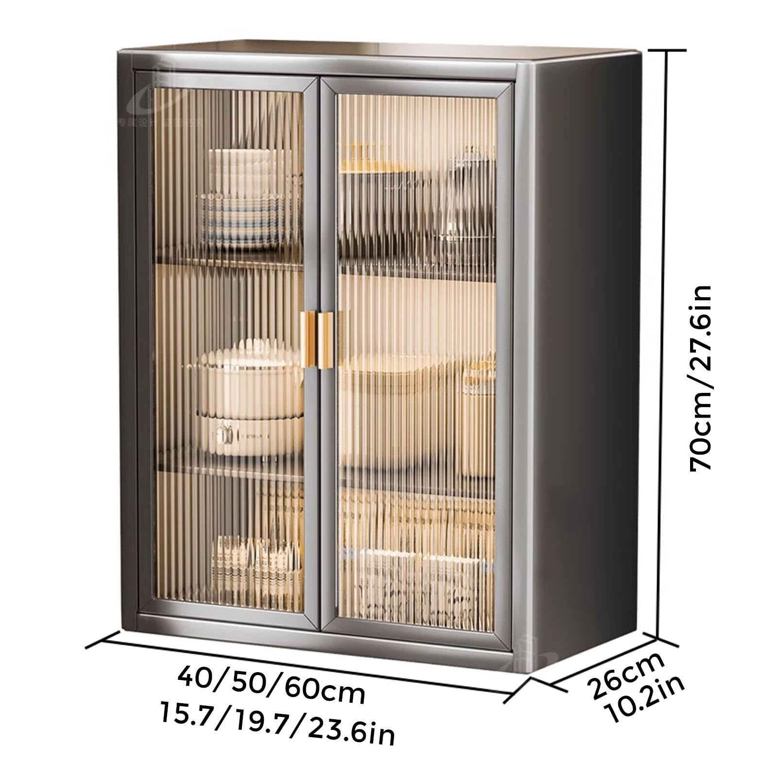Mobile Porta Medicinali a Parete, Mobile di Archiviazione per Bagno