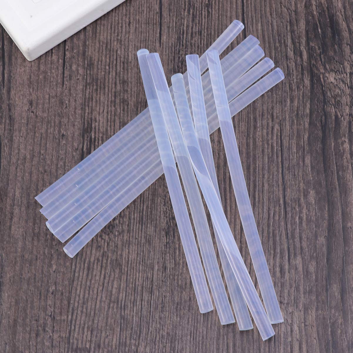 50pcs Hot Melt Glue Strips White Hot Melt Adhesive for DIY Glue Sticks Kit