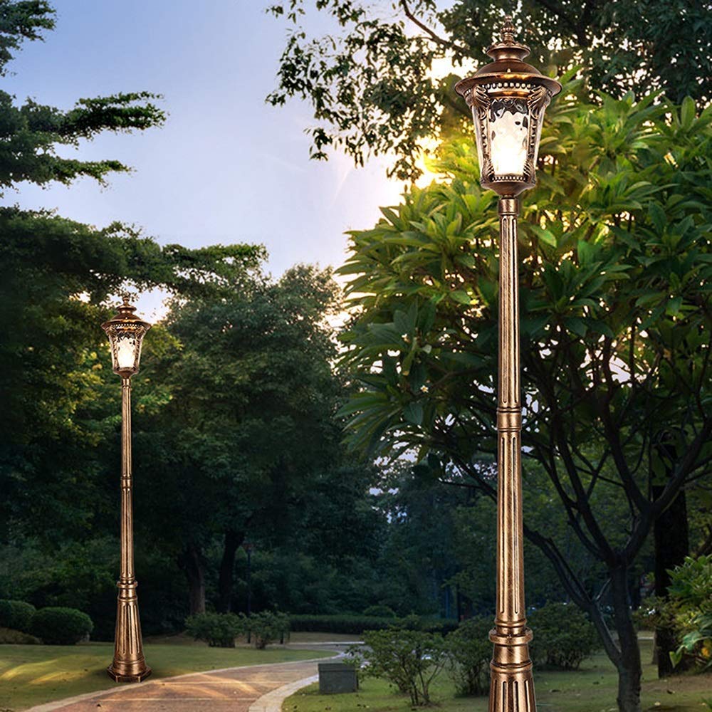 kolumnowa Patio Krajobrazowa led Led 3 metry Europejski wodoodporny trawnik Retro zewnętrzna Wysoki słup słupkowa Oświetlenie mieszkalne na zewnątrz trawy