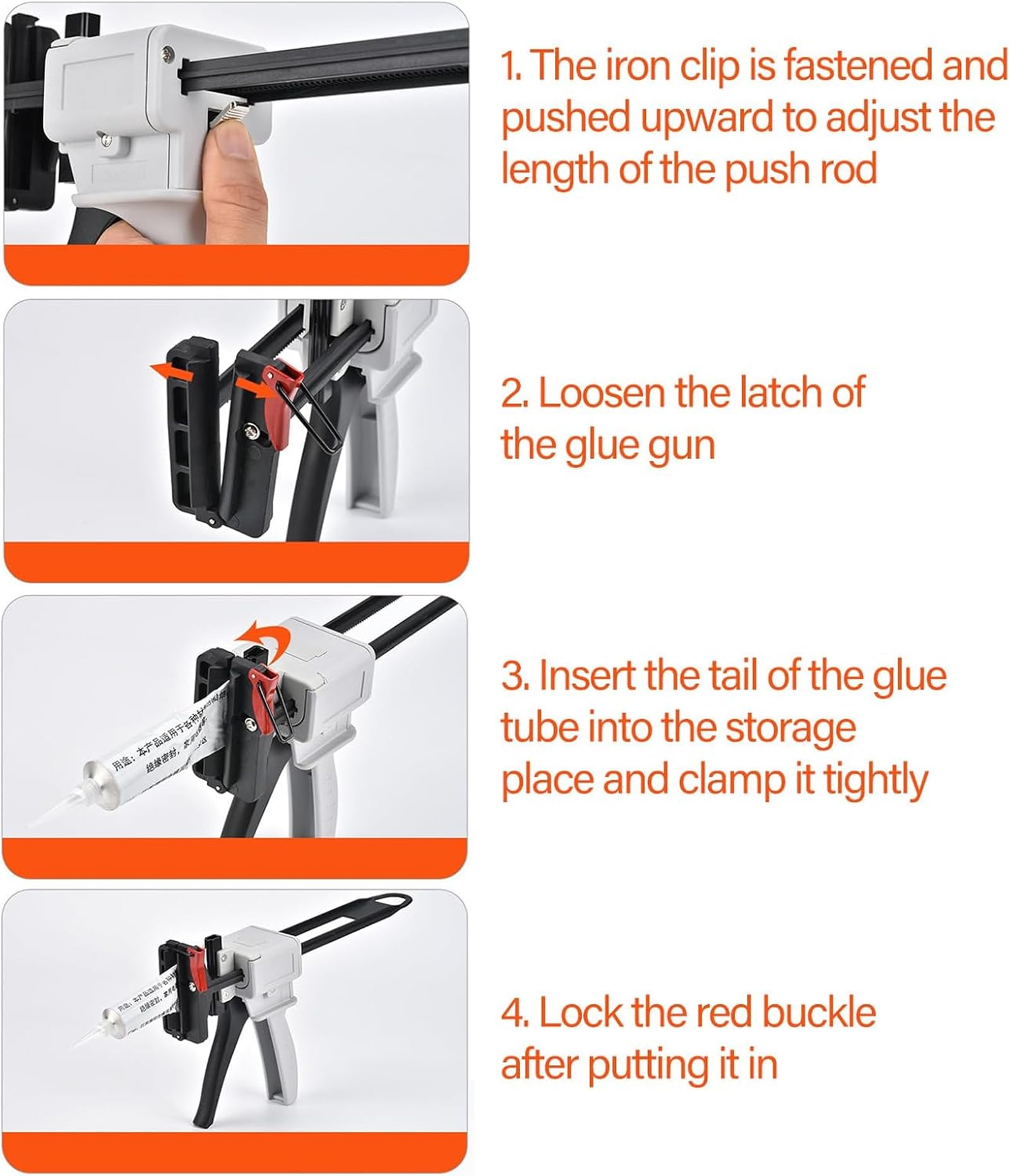 Toothpaste Tube Glue Gun, 704 Universal Manual Extruder Tube Squeezer, Silicone Glue Dispenser Machine, Extruder for Toothpaste Cream Adhesive