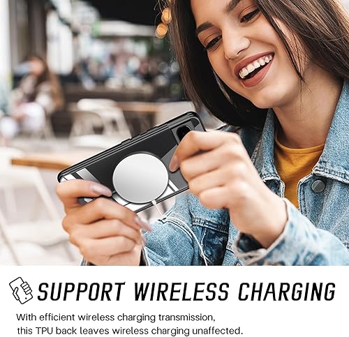 Miniatura 5 de Funda transparente para Google Pixel 8 Pro, antiamarillamiento, protección contra caídas, de grado militar, delgada, suave, flexible, de TPU, a