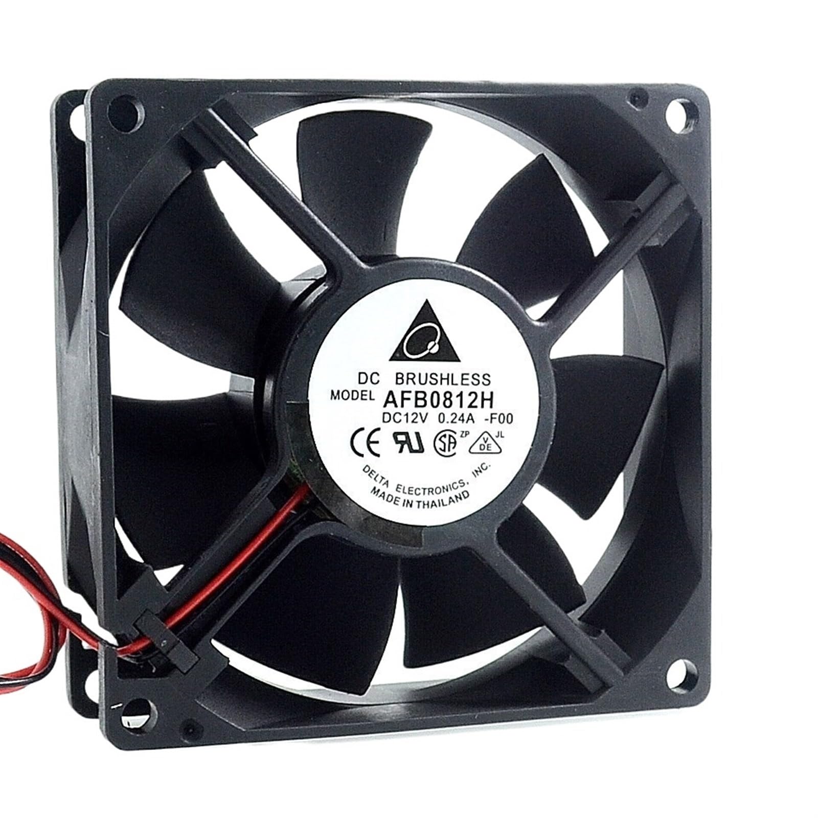 AFB0812H 8 cm 80mm 8025 12 V 0.24A 2 fils double roulement à billes ventilateur de refroidissement pwm 80 * 80 * 25mm