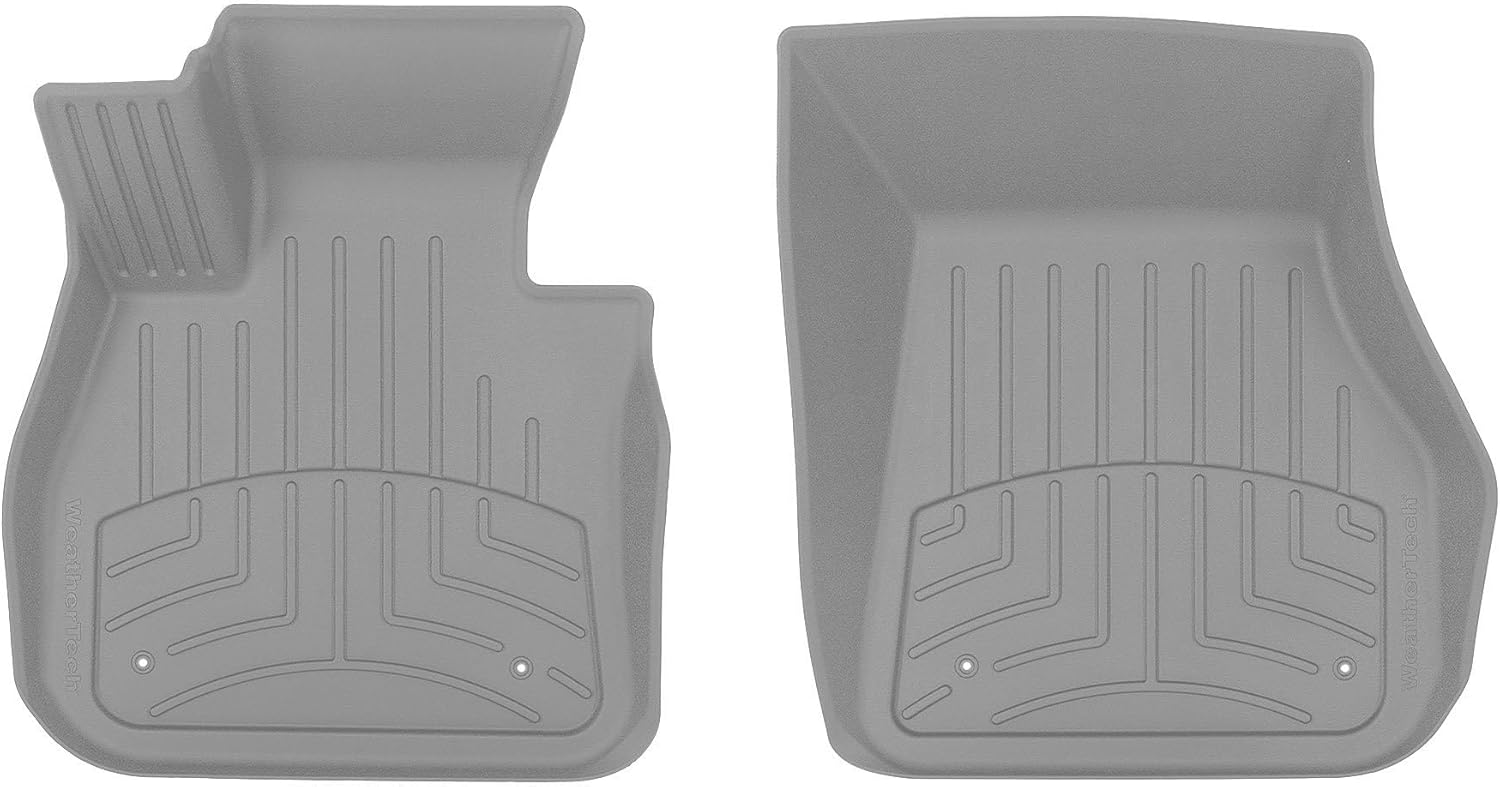 WeatherTech FloorLiner HP Custom Fit Floor Mats for BMW X1 28i, X2 M35i, X2 28i - 1st Row (468811IM), Grey