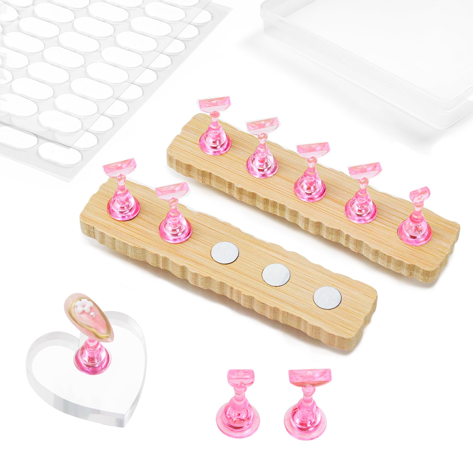 Press On Nail Stand - Display & Practice Your Art -15 Press On Nail Stand - Display & Practice Your Art -15