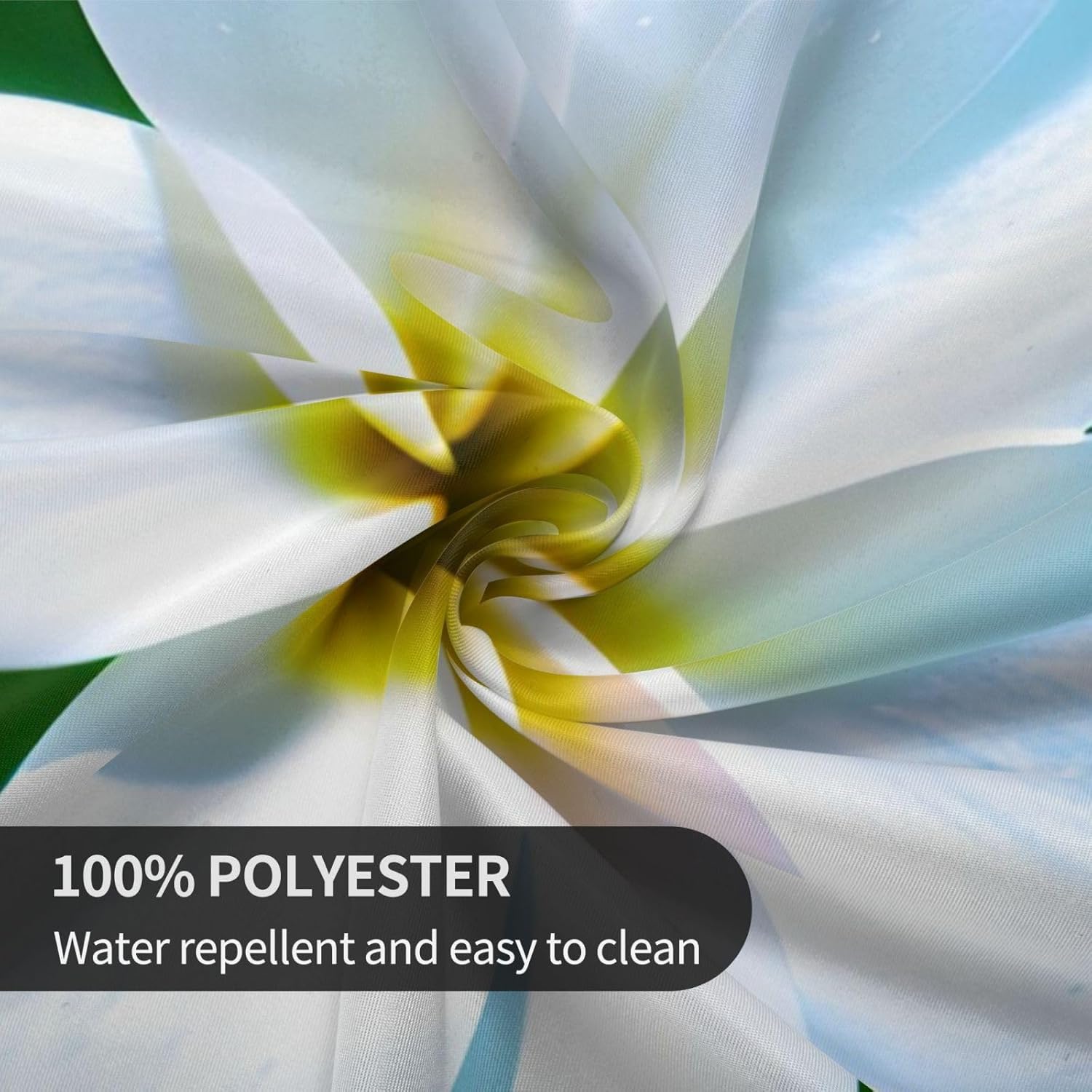 Hawaii Flower 1 Print Wrinkle Free Dining Table Cover for Birthday Party Farmhouse Tablecloths Up to 60 x 60 Inches