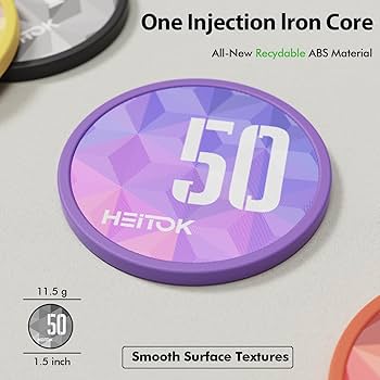 Amazon | HEITOK ポーカーチップ ポーカーセット 1000枚 数字